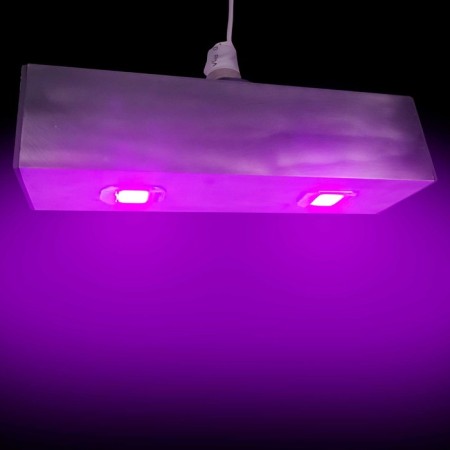 Lamp for growing 100W with a base E27, with active cooling of the LEDs of "Donobol"-4