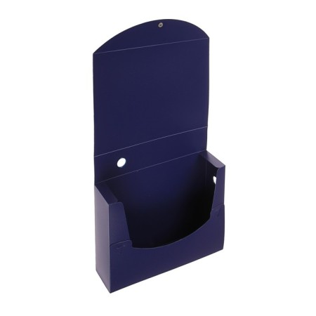 Archive box on the A4 Calligrata button, 70 mm, 800 μm, collapsible, blue-1