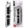 Universal trapezoidal knife 19mm, latch, metal case, zinc-ally, top