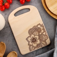Cutting board with a pattern of 26x18 cm