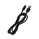 MicroUSB cable - usb, 2.1 a, nylon braid, 1 meter, black