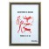 Photo frame plastic 21x30 cm black (289)