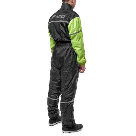 Rain overalls Bubble Dog, size XS, black and yellow-2