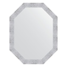 Mirror in the baguette frame, white coinage 70 mm, 72x92 cm