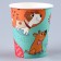 A one -time paper glass "Happy Birthday", dogs, 250ml