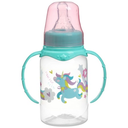 Gift children's set "Magic Pony": Butles for feeding 150 and 250 ml, straight, from 0 months, pink color-8