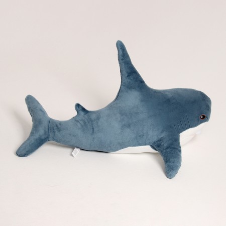 Shark soft toy with blanket, 100 cm-4