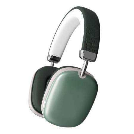 Wireless headphones SY-BT 1632, full-size, microphone, BT5.3, AUX, 400 mAh, green-3