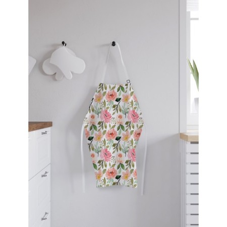 Apron of a kitchen with a photo print "Gifts of Flora", adjustable, size OS-1