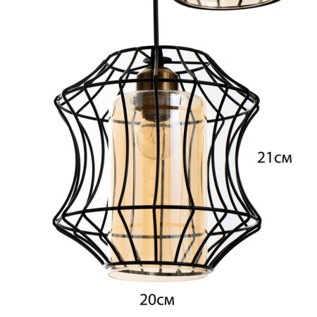 Lamp Bayerlux "Alauser" 3he27 40wt black-4
