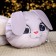 Antistress pillow "Bunny gray"