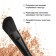 Premium makeup brush, beveled, 18 (+/- 1) cm, black color