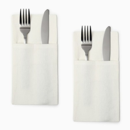 Converts set for instruments Home Collection-2 pcs, 22x10cm, white, 100%lin-1