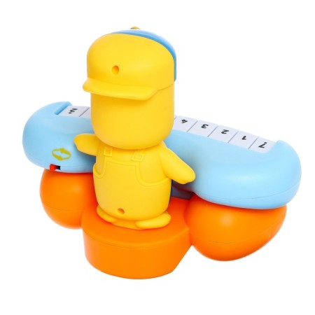 Musical piano "duckling", 10 keys, works from batteries-2