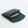 Women's wallet on magnet, green color