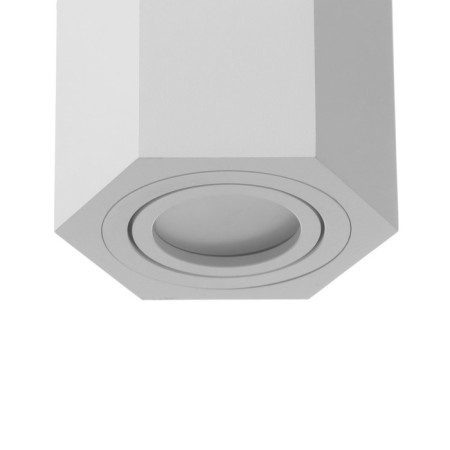 Lamp "Art" GU10 white 10x10x11.5 cm-4