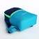 Children's backpack on the Textura zipper, external pocket, dark blue color/blue