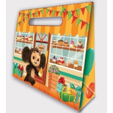 Package-box, gift packaging, 40x30x12 cm, Cheburashka
