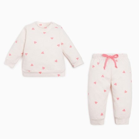 Set: jumper and pants crumb I am a "bunny", height 86-92 cm, beige color