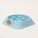 Limit feeding bowl, from overeating, 20 x 20 x 4.5 cm, blue