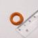 Carabiner "Ring" d = 2 cm (set of 3 pcs.), Orange color