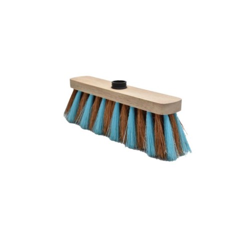 Street wooden brush, coconut and plastic bristles, mix-2
