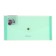 Folder-convert on a 260 x 132 mm button (Travel), 550 μm, Erichkrause "Matt Pastel Bloom", with an extension, 4 compartments, translucent, embossing "sand", mix