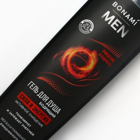 Гель для душа For men, сила и энергия, 400 мл, BONAMI-3