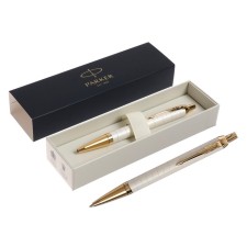 Ballpoint Parker Im Premium Pearl GT, blue, pearl, gift/UP 2143643