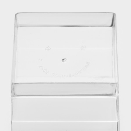 Plastic disposable form for cube buffet, 60 ml, 4.7 × 4.7 cm, transparent color-4