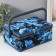 Casket for needlework "Blue flowers on blue" 24x16x11 cm