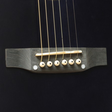 Acoustic guitar "Amistar N-513" 6 string, Menz. 650mm, art decoration, blue-8