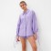 Female set (blouse, shorts) minku: casual collection lilac color, size 42