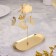 Carousel Carousel Carrier, Gold, Metal, 8.5 x 18 cm