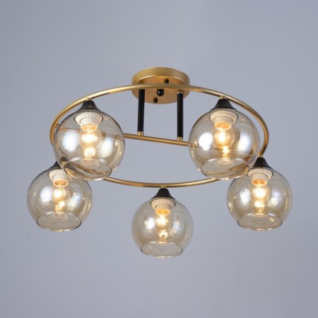 Sicily chandelier 5x60W E27 Gold 55x55x25.5cm-1