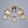 Sicily chandelier 5x60W E27 Gold 55x55x25.5cm