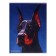 A4 notebook 80 sheets in a cage on a landfill "polygonal Doberman", cover Cover Cardboard