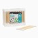 Cotton sticks for children crumbs, box 200 pcs., Tip - classic, cotton/bamboo