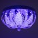Svetogor chandelier "Dinzhou" 4x60W E27 LED lighting chrome 40x40cm