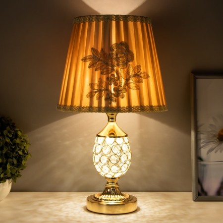Table lamp "Adventurism" 1x60W E27 gold belt backlight 29x29x43 cm Risalux-2