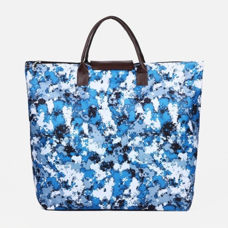 Lightning bag, folding, blue/blue color-2