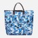 Lightning bag, folding, blue/blue color