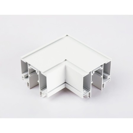 Ambrella connector angular for the Magnetic 48V busbar in the GL3391 WH stretch ceiling, white-1