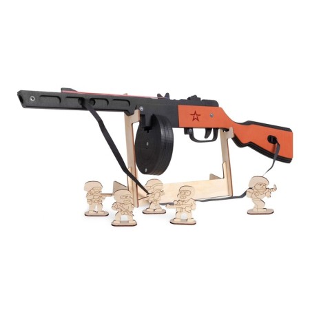 Elaboration of wood "PPSh", painted-5