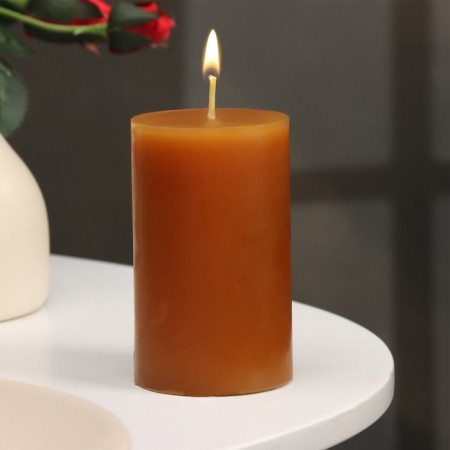 Candle-cylinder aromatic "lavender and citrus", 6x10 cm