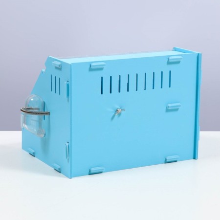 Rodent cage, acrylic, blue, 29 x 23.5 x 22 cm-2