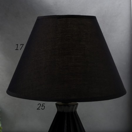 Table lamp 1860/1bk E14 40W Black 25x25x35 cm Risalux-5