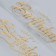 Glossy film "Happy Birthday", gold, 50 x 70 cm