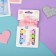 Hair Set "Sonya" (2 elastic bands, 6 crabs 1.1 cm) bows stripes ears, mix