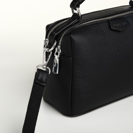 Women's bag, 23*14*10, 2 Otv on lightning, n/pocket, belt regulus, black-5